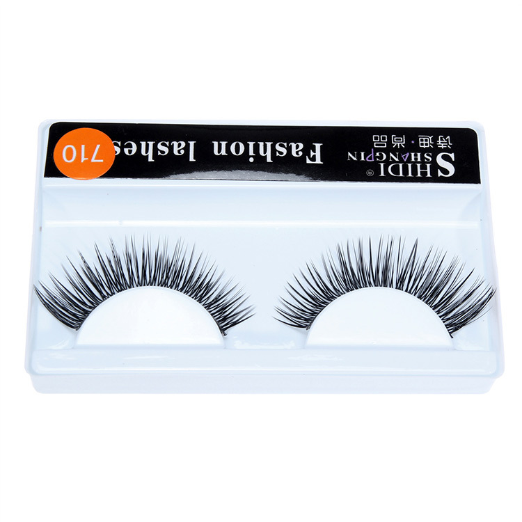 1 Pair Of Handmade Natural Cross Artificial Fiber False Eyelashes display picture 2