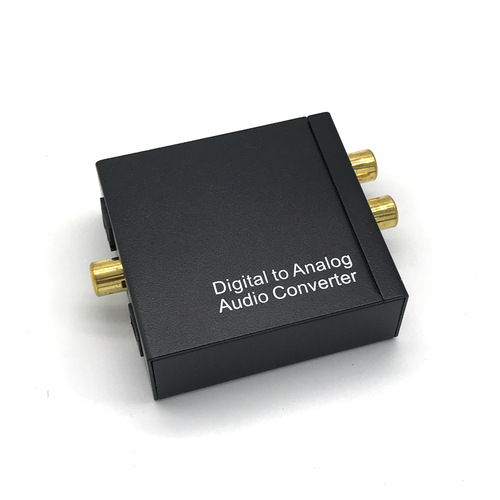 Digital-to-Analog Audio Converter Upgraded Version with 3.5mm Headphone Jack and Coaxial Audio Decoder