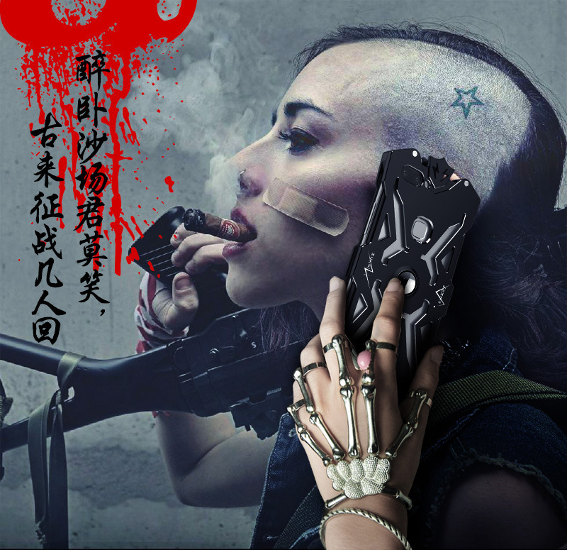 SIMON THOR Magnetic Bracket Aviation Aluminum Alloy Shockproof Armor Metal Case Cover for vivo X20 Plus & vivo X20