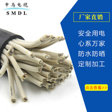 纯铜芯国标阻燃工程电力电缆家用多股软线电线防火耐磨橡套电缆