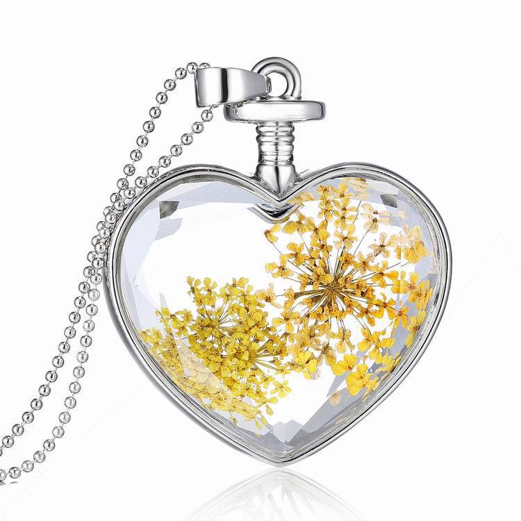 Ig-stil Einfacher Stil Herzform Legierung Überzug Inlay Künstlicher Kristall Frau Halskette Mit Anhänger display picture 5