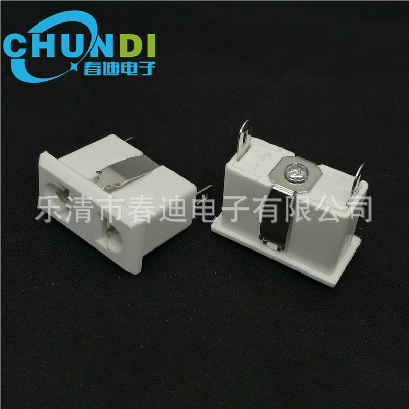 供应两孔电源插座 AC-09A白色直流插座 AC电源插座国标插座防漏电