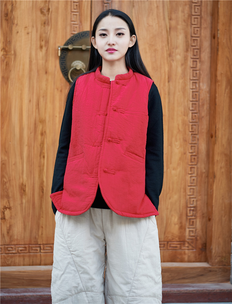 Gilet femme NIAN BAIXIU SPINNING en Chanvre - Ref 3316222 Image 30