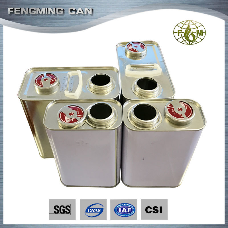 厂家直销小号压力盖(日本咀铆接)1L化工包装铁罐 1公斤指压盖口桶