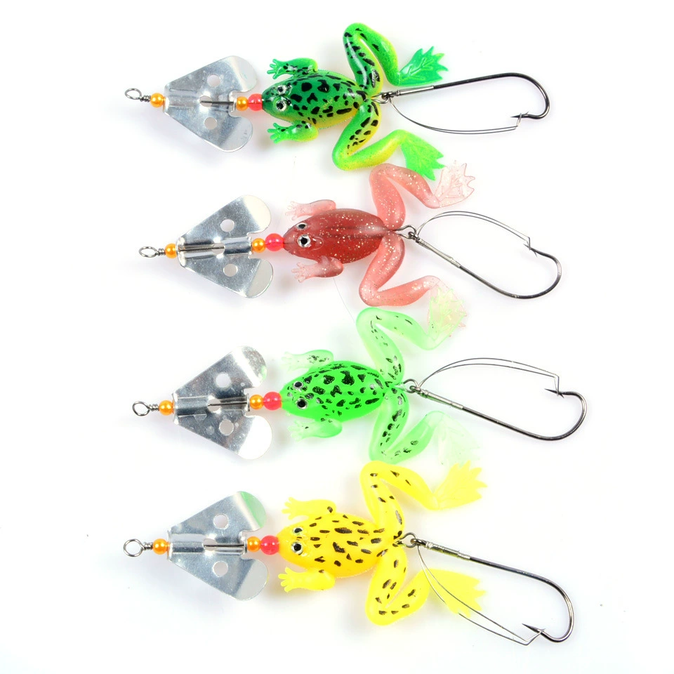 Leifrog lure bait, soft bait, black fish, bait, sinking and water-proof bait, anti-hooked frog counterweight, bionic portable