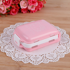 A disposable portable one-week pill box, new jewelry storage box, company promotion 2 yuan gift, logo printing available