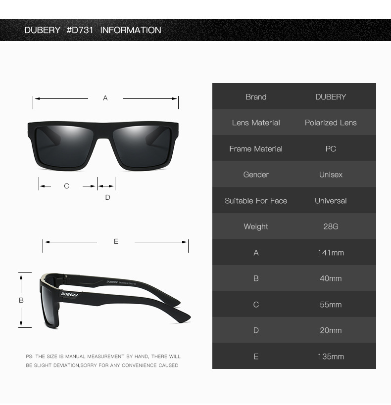 50g Weight Sports Geometric Tac UV400 Protection Square Full Frame Men's Sunglasses