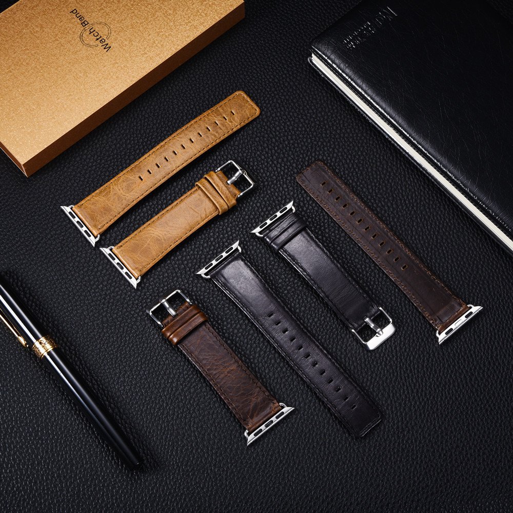 Genuine Leather Apple Watch Band 4