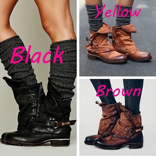 Bottes femme en PU artificiel - Ref 3355382 Image 1