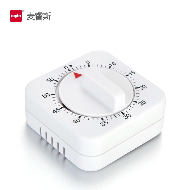 MyLE kitchen timer countdown to remind the mechanical student student alarm clock big sound cooking memory 5