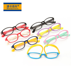 Wholesale new silicone children's eyeglass frames, children's eyeglasses retro eyeglass frames P8107