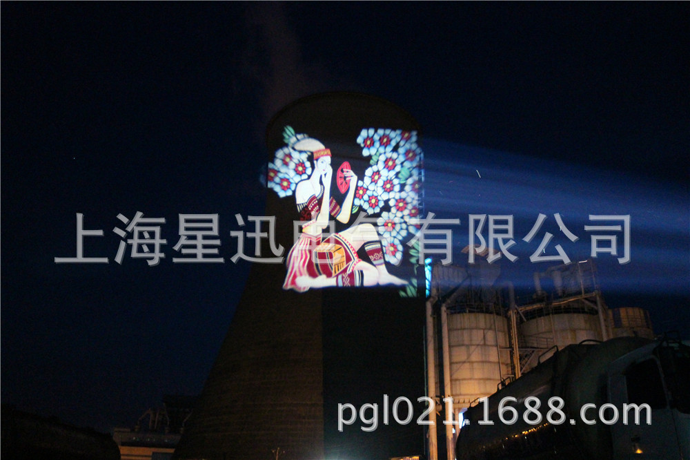 上海星迅供应户外广告投影_高清建筑广告投影灯_动态投影广告
