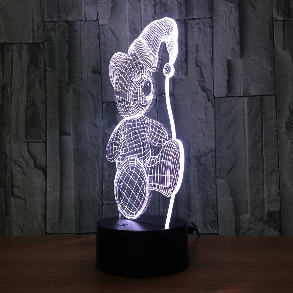 3D灯 七彩触控LED视觉灯 气氛礼品台灯