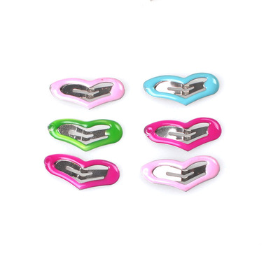 Pet dog Card issuance Flower Headdress Super small BB Clip Love 2.4cm Teddy Yorkshire Maltese