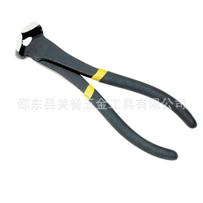 厂家直供双色粘塑发黑顶切钳 仿锻打 45#碳钢顶切钳批发