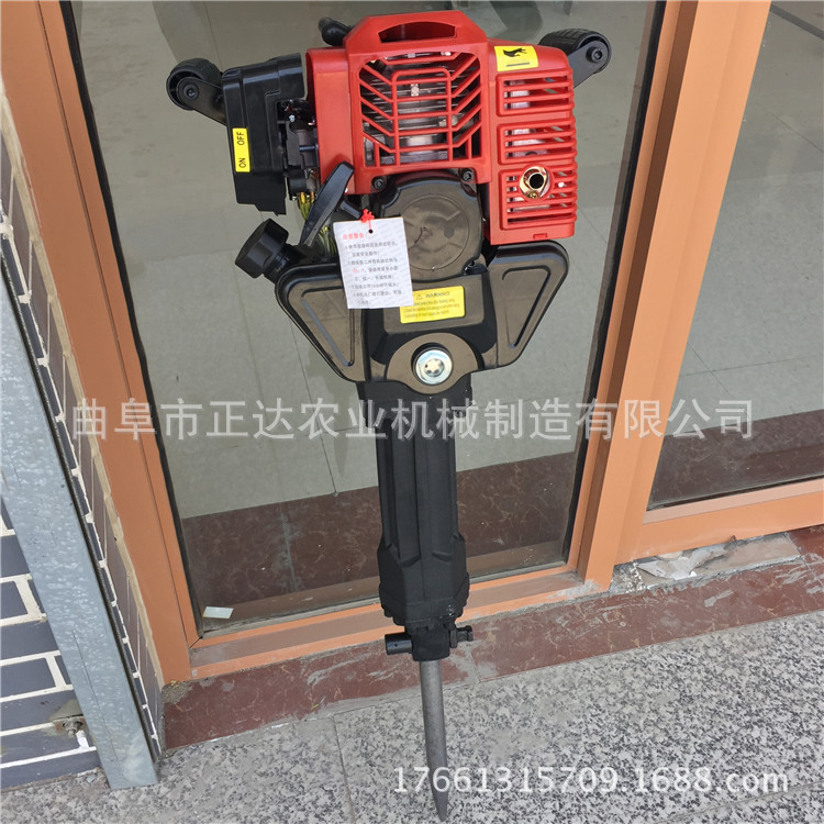 手提便携式捣固镐 内燃钻孔机 冲击力强的冲击镐