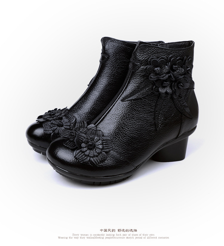 Bottes femme TRANQUILLEMENT en En cuir - Ref 3355144 Image 30