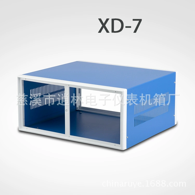 Корпус электронного инструмента, металлический корпус, железный корпус, корпус XD-7 типа 170*370*330, панель с дополнительными