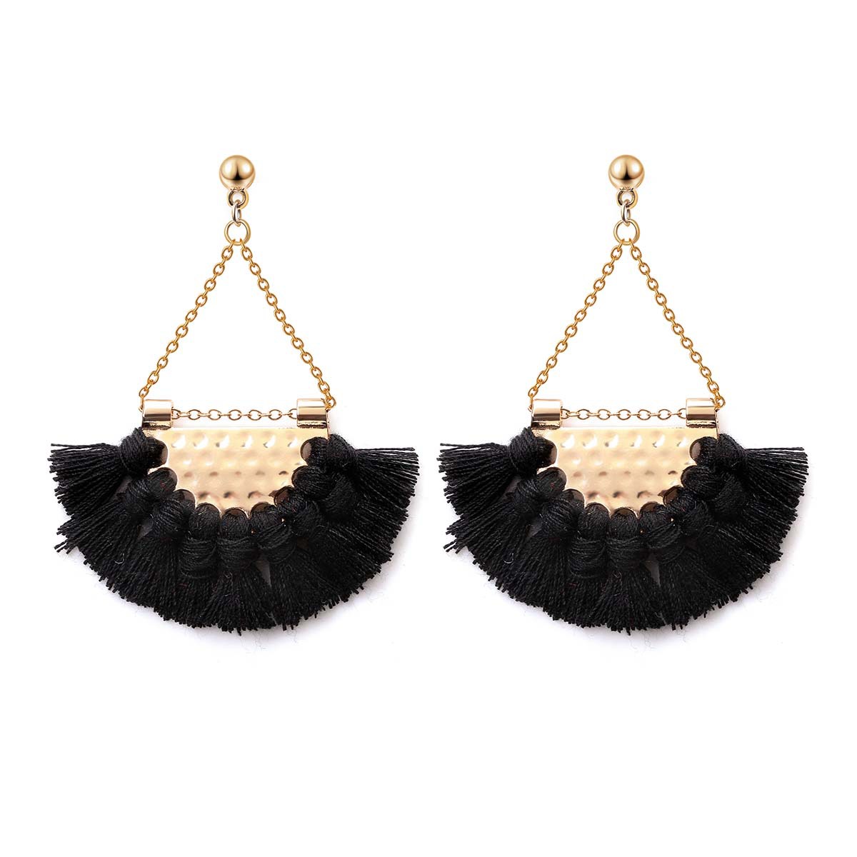 alloy plating earring (B0665 blue)NHXR1456-B0665 blue