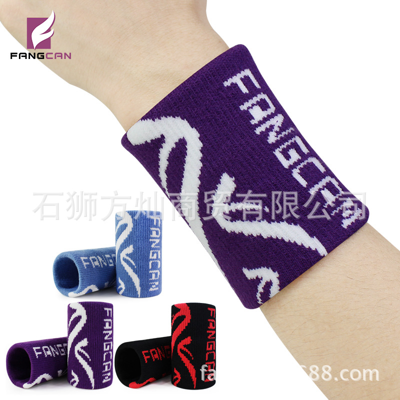 machining customized Wristband motion Jacquard weave Basketball apparatus Bodybuilding protective clothing run Sweat badminton men and women Bicycle