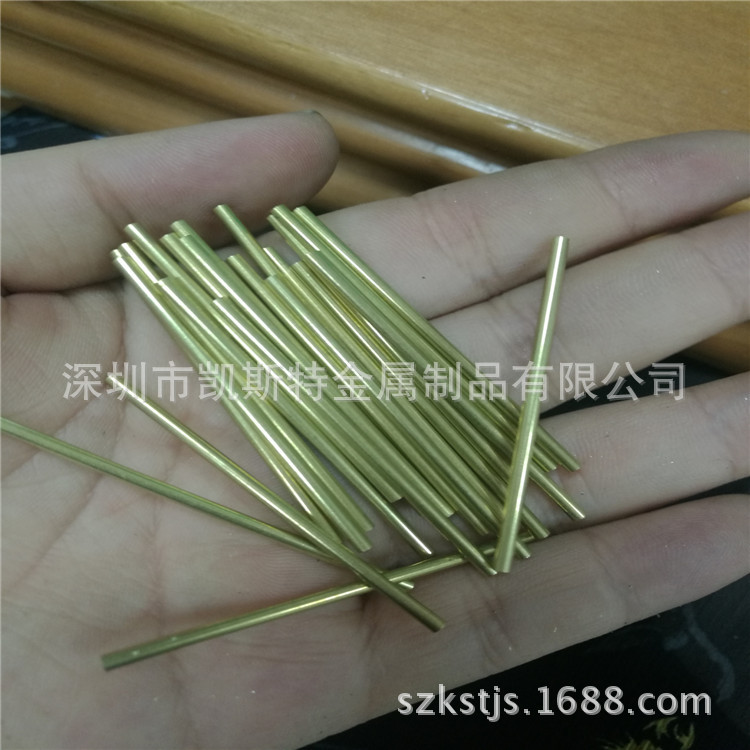 铜管 大口径黄铜管 激光切割打孔刻字 封釉加工 无色有色封釉加工