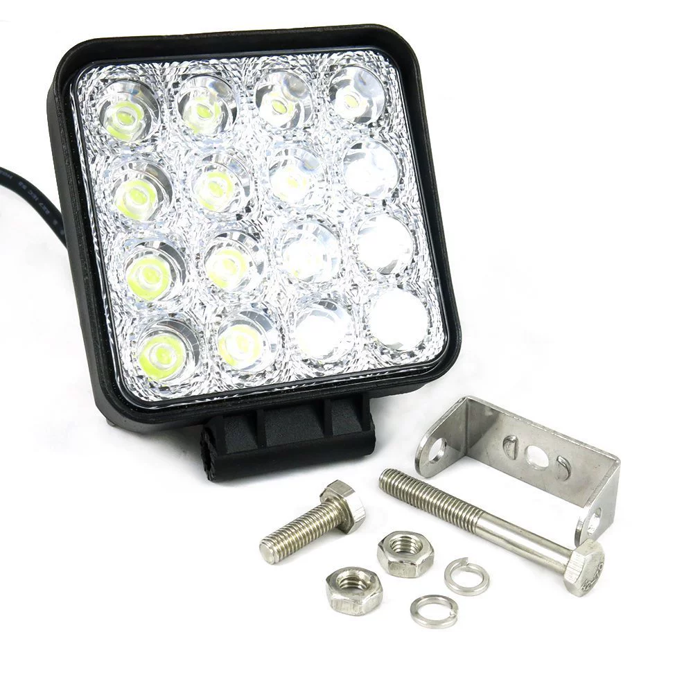 LED рабочий для путешествий/внедорожника, модифицированные сверхяркие фары, продажа от производителя, 48Вт, высокая мощность