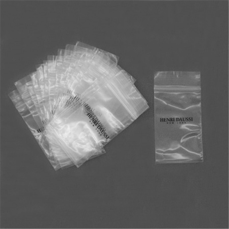 定制透明PE材质骨口袋子上印环保志pe密封袋小零件包装拉链PE袋