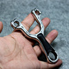 Metal street toy stainless steel, slingshot, polishing cloth, mirror effect