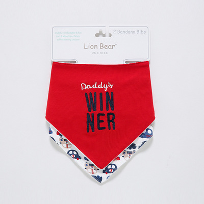 嬰幼兒精梳棉兩條裝三角巾圍兜圍兜圍嘴口水兜飯批發