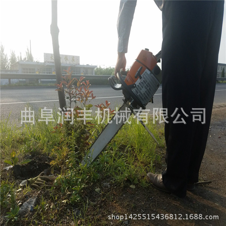 挖树苗多少钱 合金链条挖树机果树起树机