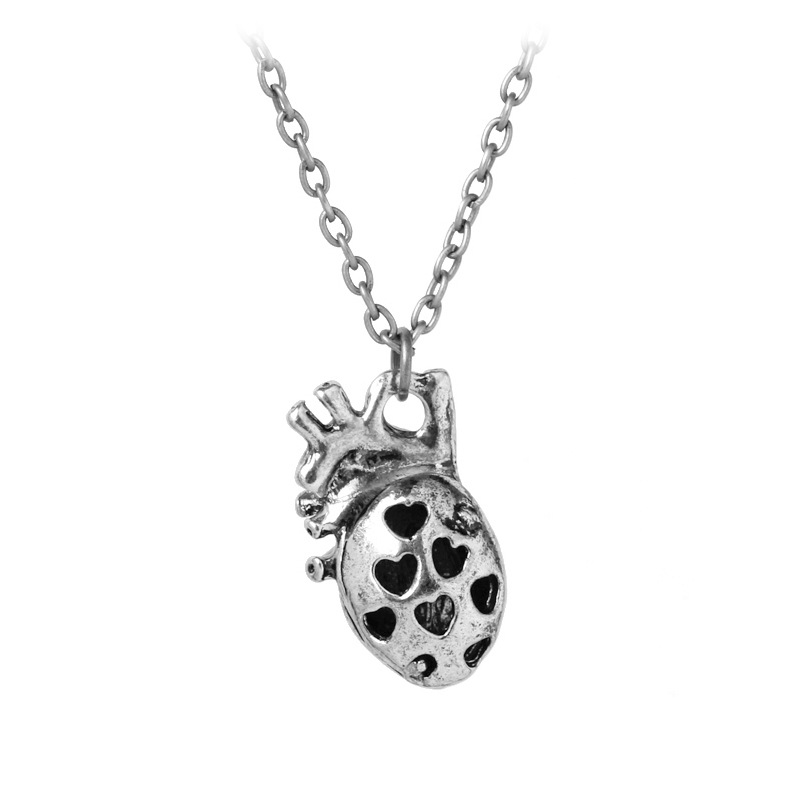 New fashion anatomical heart pendant necklace wholesale