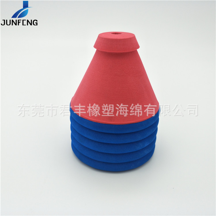 专业生产 EVA实心泡棉球 钻孔陀螺造型磨砂成型追她 异形研磨球