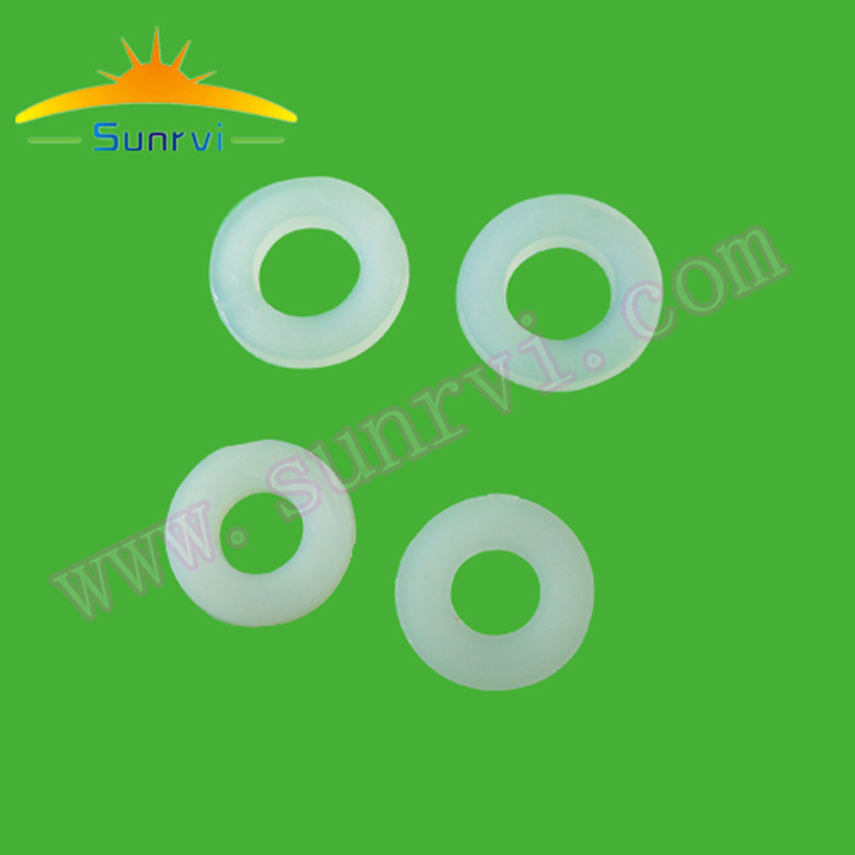 尼龙垫片M6螺丝垫片白色弹簧垫圈绝缘防腐蚀介子外径12MM平垫千个