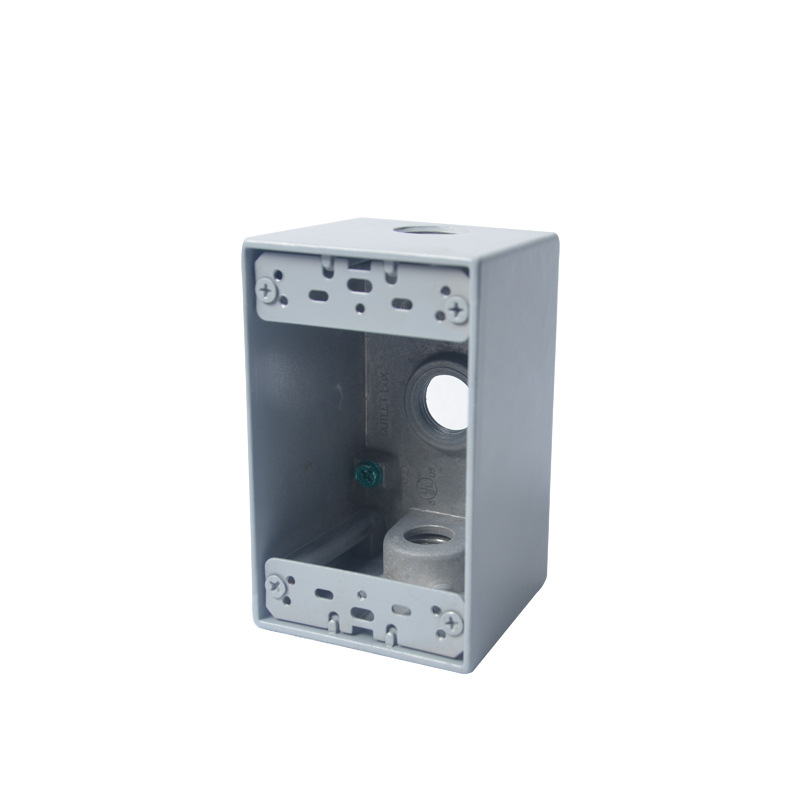 UL & CUL American Standard Una caja inferior de fundición a presión de aluminio para dos personas, caja de conexiones de profundización, impermeable americano 1DB50-3 image 6