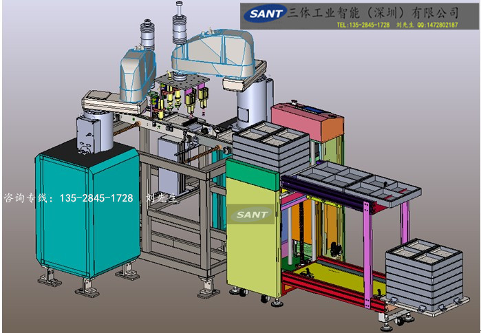 锂电池组装设备_手机自动组装线 全自动锂电池