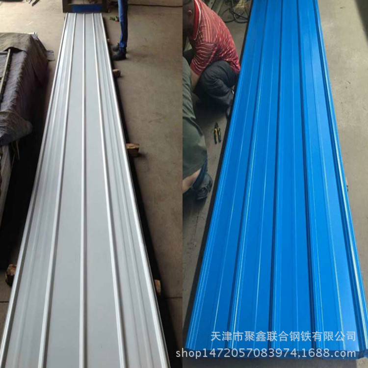 大量生产销售0.9mm/1.0mm厚彩涂卷 镀铝锌彩钢卷板 高锌层彩涂卷