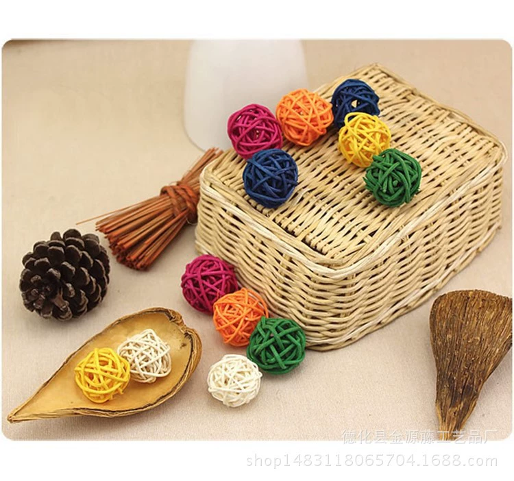 2,5 cm цвет ротанга мяч отель детский сад духи ароматерапия материалы декоративный кулон шарик