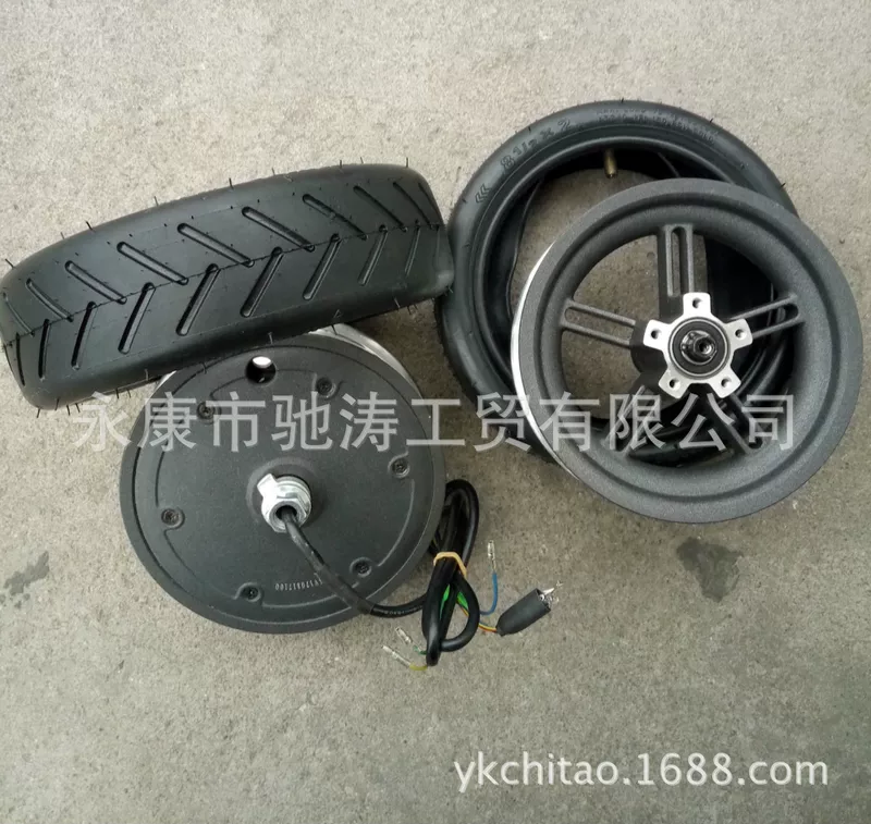 Electric scooter, tires, engine