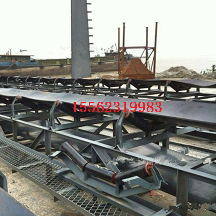 80型方管皮带运输机 水果蔬菜皮带机 优质电动升降皮带输送机