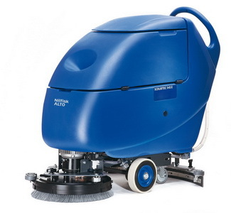 NILFISK-ALTO 电瓶洗地机 SCRUBTEC553B工厂超市手推式洗地机