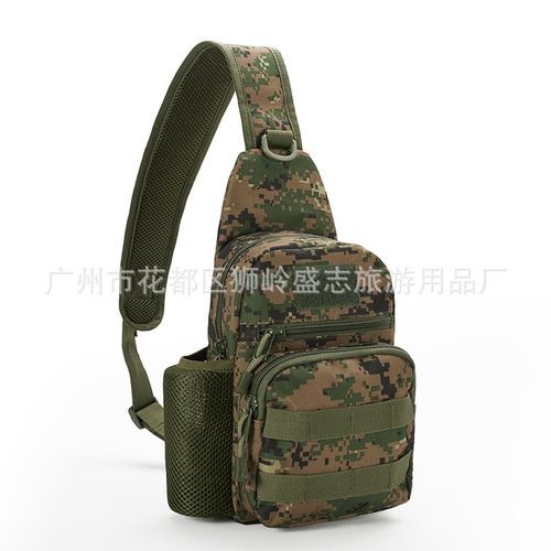 Amazon Water Bottle Cover Chest Bag Outdoor Sports Cycling Shoulder Bag Camouflage Tactical Chest Bag Messenger Bag