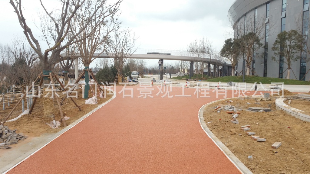 透水混凝土彩色青岛透水地坪施工彩色路面透水地坪彩色全国施工