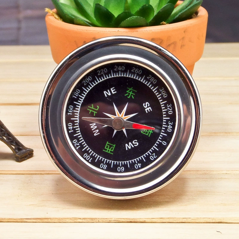 Портативный компас Северная игольчатая линза компас типа компаса из нержавеющей стали с металлическим корпусом компас