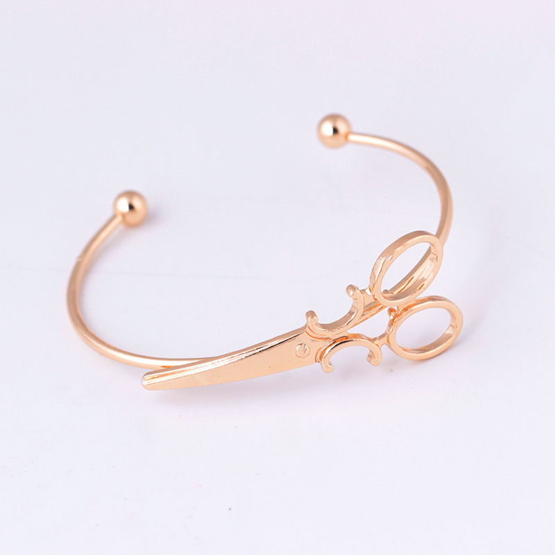 1 Piece Fashion Geometric Alloy Plating Artificial Rhinestones Womenu0027S Bangle