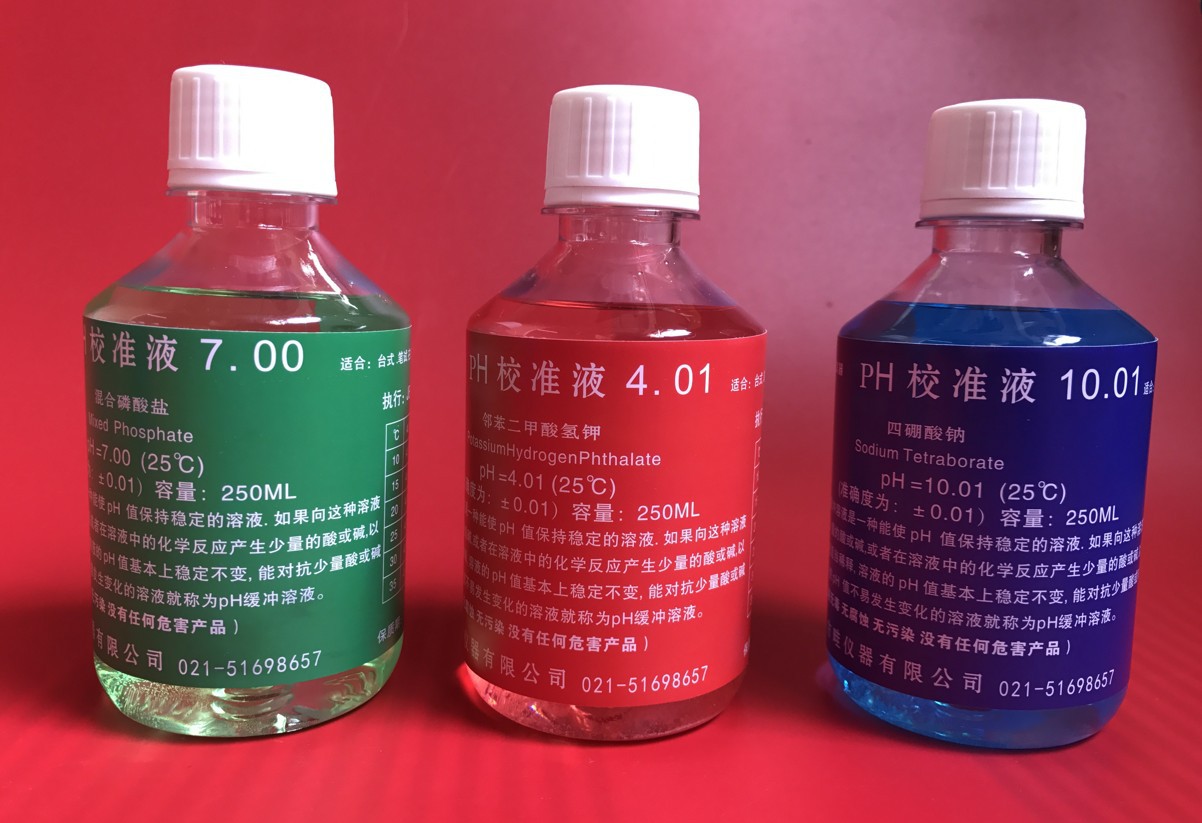 PH标准试剂4.01 7.00 10.01 标准溶液/缓冲液/酸度计校正液250ML