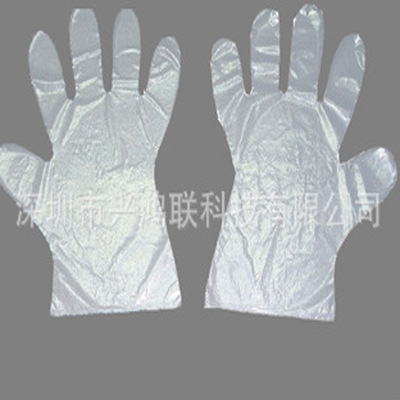 光明牌壹次性PE薄膜手套 實驗室用醫用環氧乙烷滅菌塑料手套批發