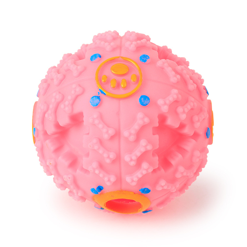跨境批发 小号搪胶怪叫球漏食球 HAWOO中小型犬宠物用品狗狗玩具
