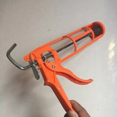 Wild Wolf Thickened Plastic Frame Glass Adhesive Gun with Anti-Leak Design, Effortless and Durable Glue Gun