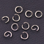 厂家生产批发 开口圈0.5mm  DIY串珠配件 不锈钢饰品配件 多规格