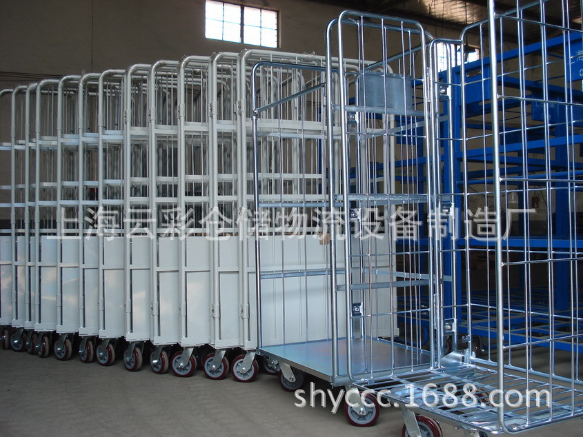 汽车零部件周转料架物流台车手推车笼车两面车料架车